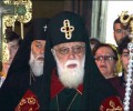 ილია მეორე ბეთლემის მაცხოვრის შობის ტაძარში წირვას აღავლენს